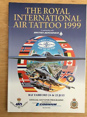£4.15 • Buy Royal International Air Tattoo Riat Raf Fairford 1999 Air Show Programme