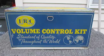 Vintage Irc Volume Control Kit Cabinet With Parts Advertising Radio Box Drawers • $59.99