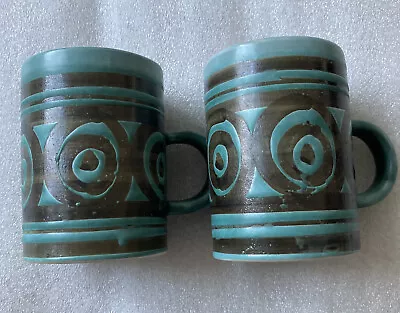 2 Cinque Ports Pottery Rye Coffee Cups Preowned Vintage See Description • £8