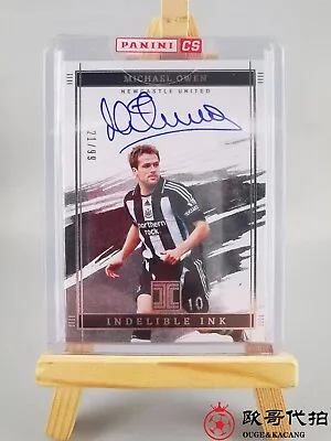 2021-22 Impeccable Newcastle Michael Owen INK Auto 21/99 • $109