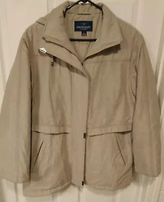 Mens Large Hooded Coat Tan Macintosh  • $14.67