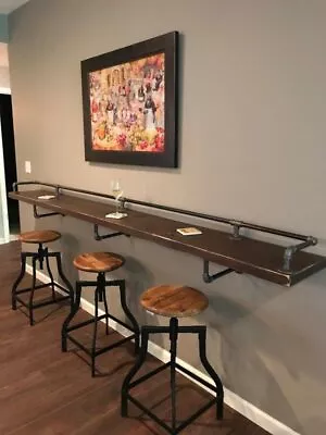 Drinks / Breakfast Bar | Industrial Pipe Style • £64.15