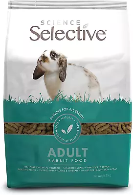 Supreme Petfoods Science Selective Adult Rabbit 1.5kg • £5.49