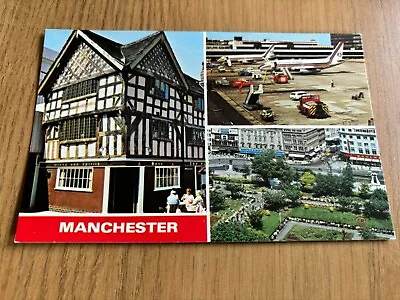 Manchester Including Airport Postcard • £0.99