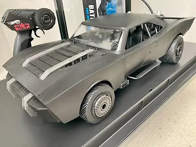 Hot Wheels RC The Batman Batmobile 1:10 Scale Toy Car W/ McFarlane Batman Figure • $79