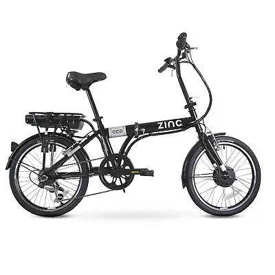 Zinc Eco Pro Electric Folding Bike| 250W Motor Up To 34.2 Mile Range  6 Speed • £749.99