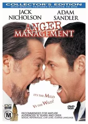 $9.99 • Buy Anger Management : Adam Sandler : NEW DVD : Region 4 :