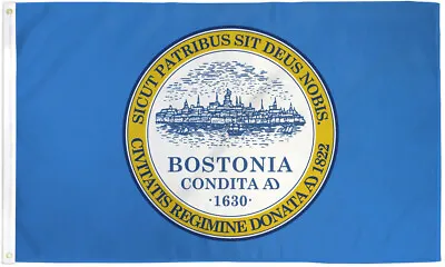 Boston Flag 3x5ft City Of Boston House Flag Massachusetts • $9