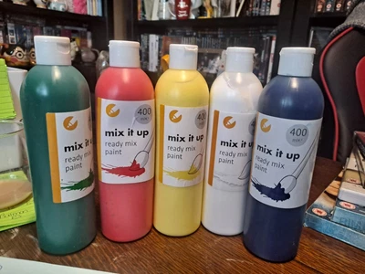 5 Bottles Ready Paint Mix • £10