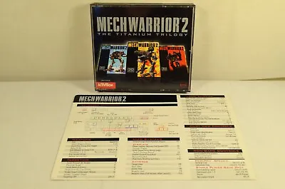 Scarce Mech Warrior 2: The Titanium Trilogy 3CD PC Game Set W/ Keyboard Card • $39.99