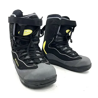 Klim Black Gray Snowmobile Boots Men's Size US 13 / EU 48 • $109.99