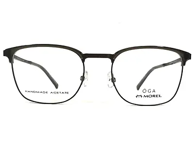 Morel Eyeglasses Frames OGA 10120O MN09 Brown Square Full Rim 54-20-145 • $149.99