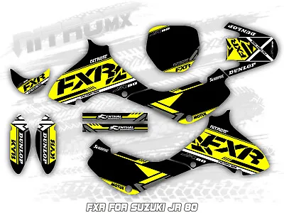 NitroMX Graphic Kit For SUZUKI JR 80 All Years Motocross Decal Sticker Design MX • $220.63