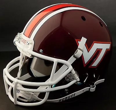 VIRGINIA TECH HOKIES 1987-1998 Schutt AiR XP Authentic GAMEDAY Football Helmet • $329.99