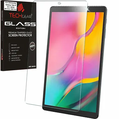 £6.95 • Buy TECHGEAR Tempered Glass Screen Protector Samsung Galaxy Tab A 10.1 2019 T510 515