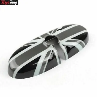 Blak Union Jack UK Flag Rear View Mirror Cover For MINI Cooper R55/56/57 Etc • $17.61