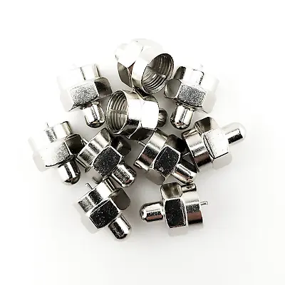 Pack Of 10 F-Type 75 Ohm Coaxial Terminator Resistor Connector By SatelliteSale • $6.95