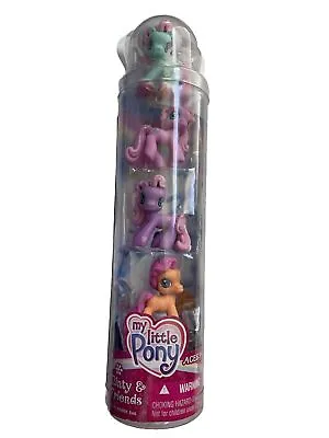 My Little Pony Ponyville Minty & Friends Christmas Tube 2006 Hasbro Mini Figures • $40