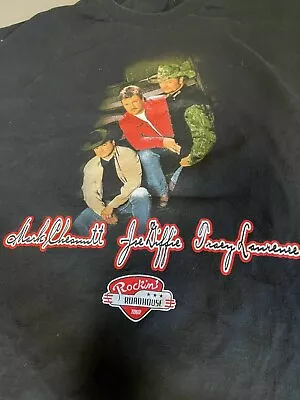 VTG MARK CHESNUTT JOE DIFFIE TRACY LAWRENCE Tour Shirt Black S-5XL NE1670 • $22.79