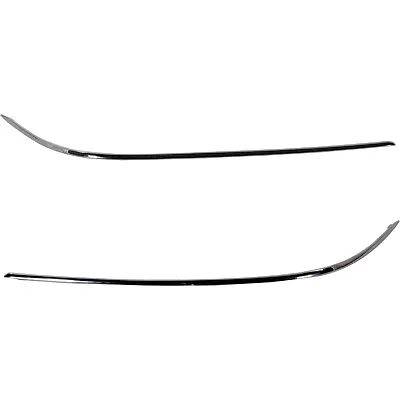 Bumper Trim For 2010-2013 Mercedes Benz E350 Side Molding Set Of 2 Front LH & RH • $34.90