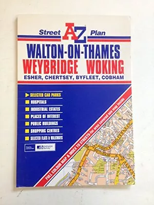 Walton-on-Thames Street Plan Paperback Book The Cheap Fast Free Post • £5.69