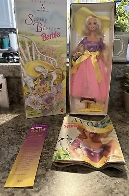 Vintage 1995 Mattel Avon Special Edition Spring Blossom Barbie 1st In Series NIB • $55