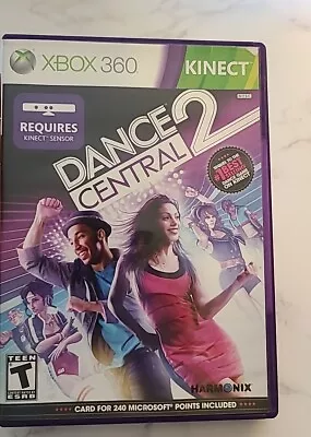 Dance Central 2 Microsoft Xbox 360 KINECT CIB With Manual NICE Disc 2011 FAST SH • $6.74