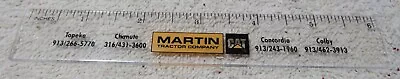 Vintage 6  Ruler: MARTIN TRACTOR COMPAANY  CAT Advertising/ Collectible • $9.95