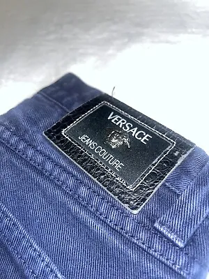 Versace Jeans Couture Women’s Highwaisted Blue Jeans • $55