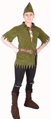 Neverland Boy Costume Mens (Peter Pan) Complete Set By Karnival • $42