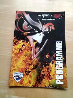 2007/08 Manchester Phoenix V Edinburgh Capitals  Ice Hockey 16/3/08 • £0.99