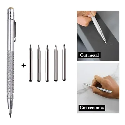 Scriber Pen Ceramic Engraving Metal Sheet Hand Tools Replacement Carbide Tip • $7.21