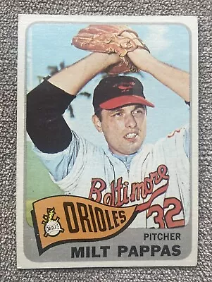 1965 Topps Milt Pappas Baltimore Orioles #270 • $3.50