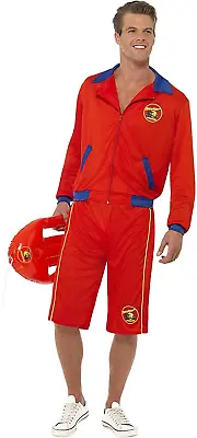 £35.31 • Buy Smiffys Officially Licensed Baywatch Beach Men's Lifeguard Costume