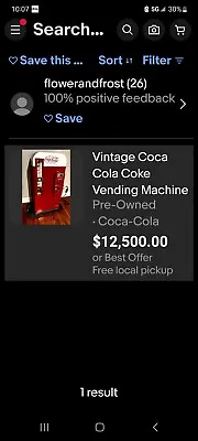 RIP OFF! Vendo 81 A Coke Coca Cola Machine Beautiful V81 RIP OFF! False Info!  • $12500