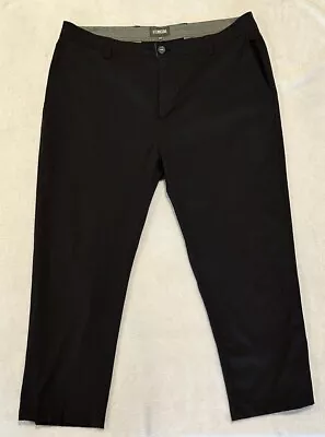 Linksoul Golf Pants Men's Size 35R Black Stretch Quick Dry Boardwalk Chino • $19.79