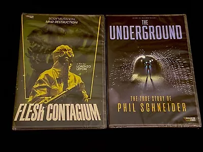 2 Massacre Video DVD Lot! Flesh Contagium The Underground BRAND NEW *RARE OOP* • $49.95