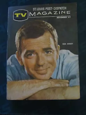 Post Dispatch Magazine Regional TV Guide November 1968 Ken Berry Mayberry RFD • $29.99