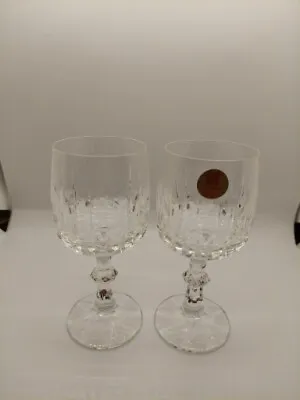 Cristallerie Zwiesel Germany Echt Bleikristall Crystal Wine Glass (4) Vintage  • $99.99