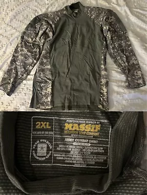 Massif Army Combat Shirt 2XL XXL Digital Camo ACU Elbow Pads • $15