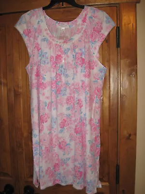 Miss Elaine Essentials Cotton Blend Nightgown ~ Plus Sz. 2X ~ NWT • $28