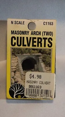 N Scale Woodland Scenics C1163 Masonry Arch (Two) Culvert NEW Factory Sealed NOS • $4.99