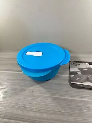 Tupperware Crystalwave Gen2 Small Round Container Lunch Bowl 3.25 Cup Flash New! • $14.84