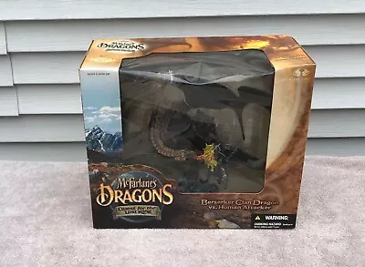 McFarlane's Dragons Berserker Clan Dragon Vs Human Attacker Deluxe Boxed Set NIB • $19.99