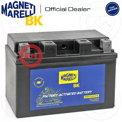 MARELLI YT12A-BS 12V 10Ah KAWASAKI Z1000 MAGNETI BATTERY ABS 2014 2015 2016 • £32.77