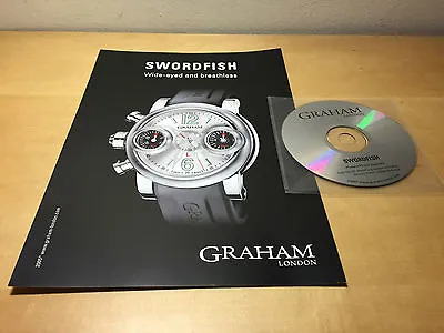 $29.74 • Buy Press Release Graham Swordfish + CD - English - Watches - For Collectors