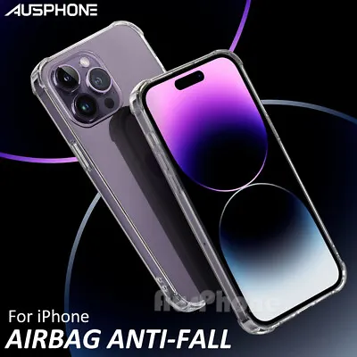 $3.95 • Buy Shockproof Tough IPhone 11 12 13 14 Pro XS MAX Gel Clear Case Cover For Apple