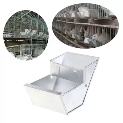 Rabbit Hutch Trough Feeder Drinker Food Bowl Equipment Tool Farm Supplies • $11.99