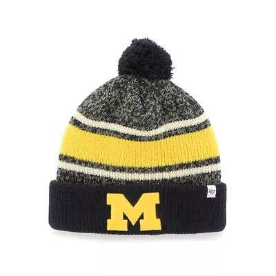 Michigan Wolverines 47 Brand Fairfax Cuff Knit Beanie • $33.95