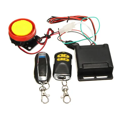 12V Remote Control Motorcycle Bike Anti-theft Security Alarm System  • $16.99